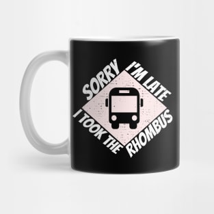 Rhombus Math Teacher Mathematics Gift Mug